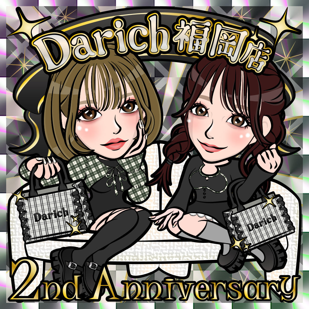 【novelty】Darich福岡店2周年限定シール