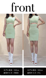 モデル:165cm(着用サイズ:FREE/F-L 着用カラー:MNT)