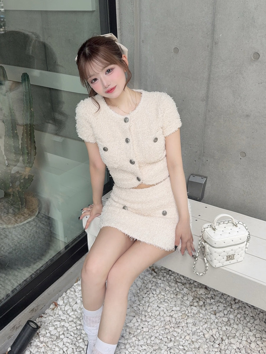 モデル:158cm(着用サイズ:FREE 着用カラー:IVO)