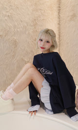 モデル:155cm(着用サイズ:FREE 着用カラー:NVY)
