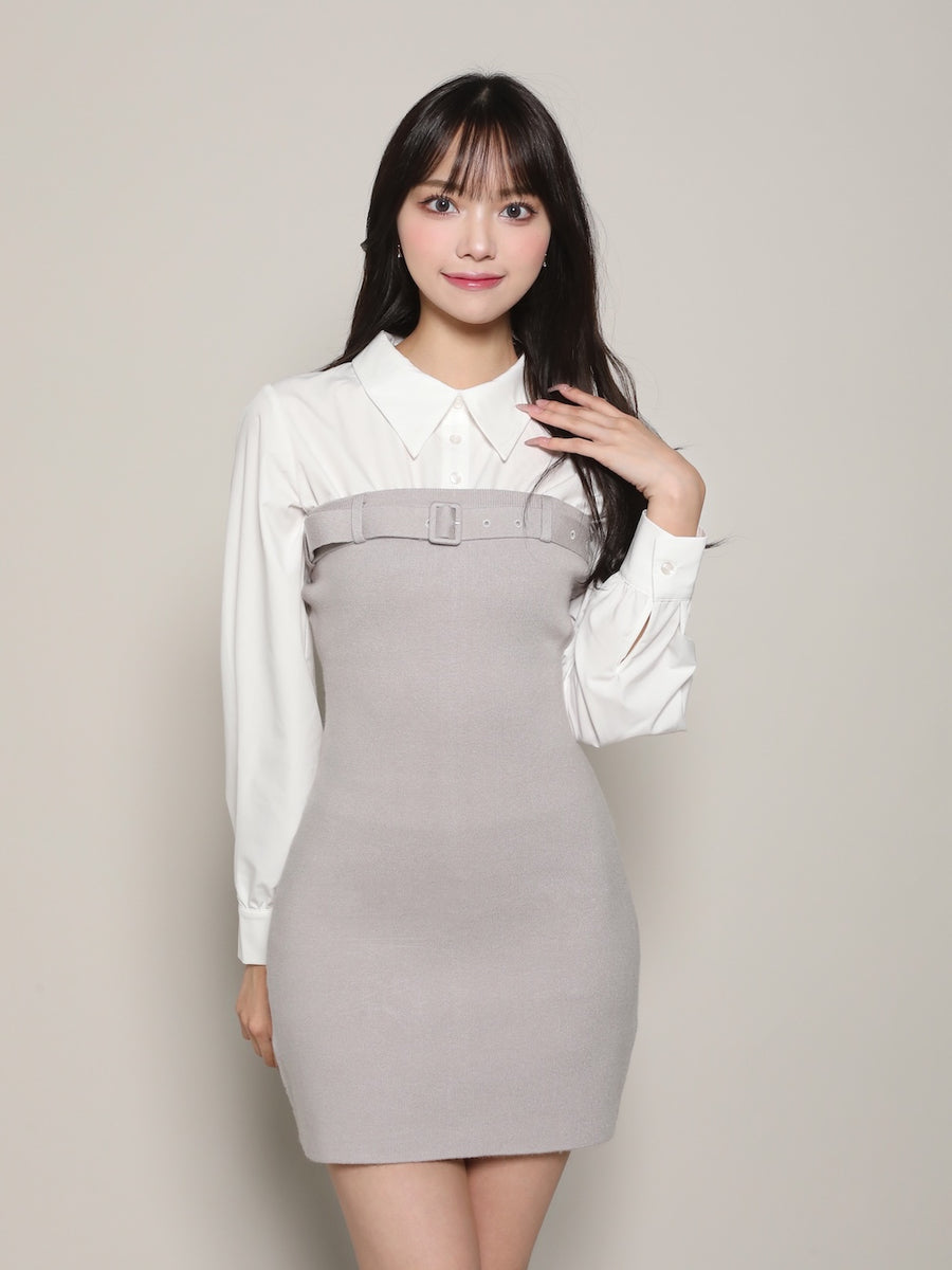 モデル:163cm(着用サイズ:FREE 着用カラー:GRY)