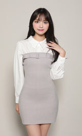 モデル:163cm(着用サイズ:FREE 着用カラー:GRY)