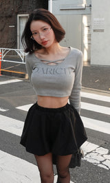 モデル:155cm(着用サイズ:FREE 着用カラー:GRY)