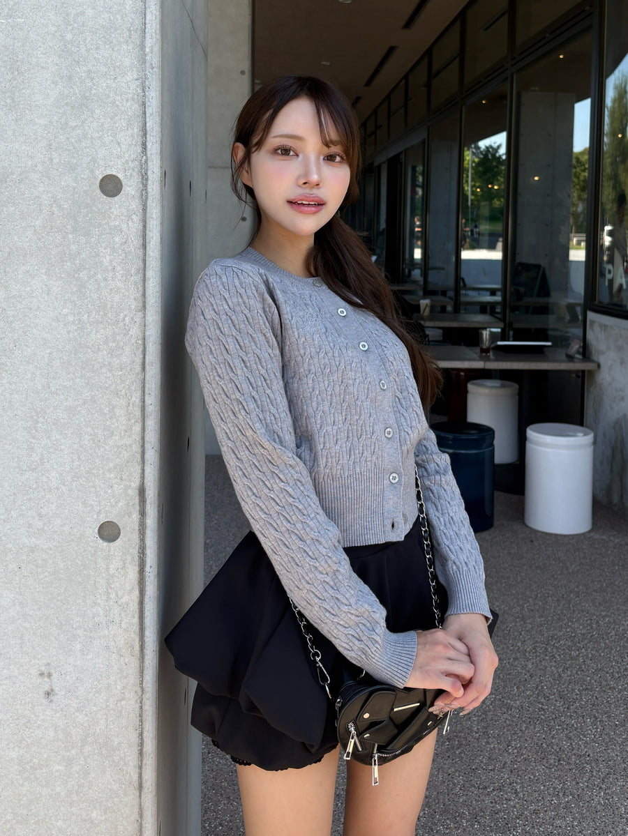 モデル:163cm(着用サイズ:FREE 着用カラー:GRY)