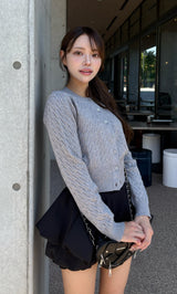 モデル:163cm(着用サイズ:FREE 着用カラー:GRY)