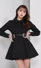 モデル:163cm(着用サイズ:FREE 着用カラー:BLK)