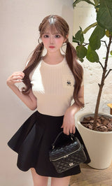 モデル:158cm(着用サイズ:S 着用カラー:BLK)