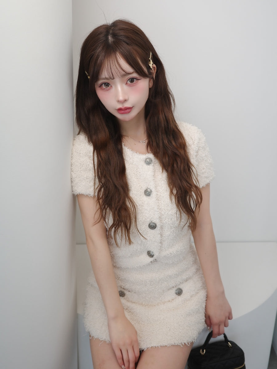 モデル:158cm(着用サイズ:FREE 着用カラー:IVO)
