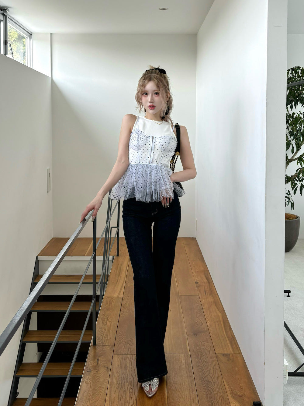 モデル:165cm(着用サイズ:S 着用カラー:IND)