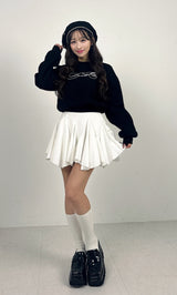 モデル:156cm(着用サイズ:FREE 着用カラー:WHT)