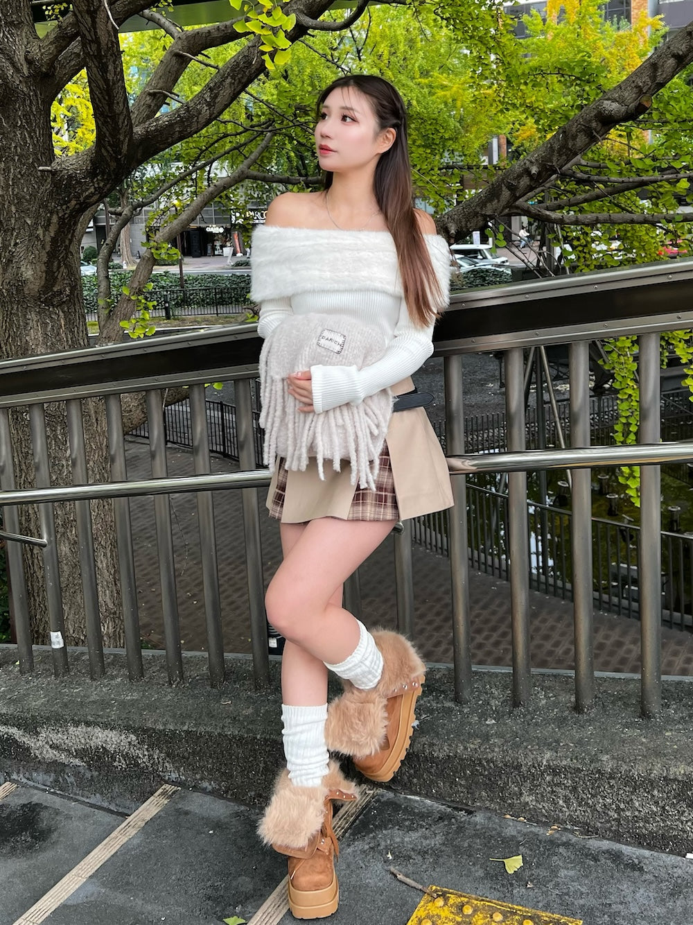 モデル:158cm(着用サイズ:S 着用カラー:BEG)