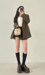 モデル:155cm(着用サイズ:FREE 着用カラー:WHT)