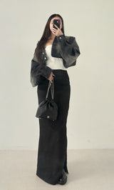 モデル:155cm(着用サイズ:FREE 着用カラー:WHT)