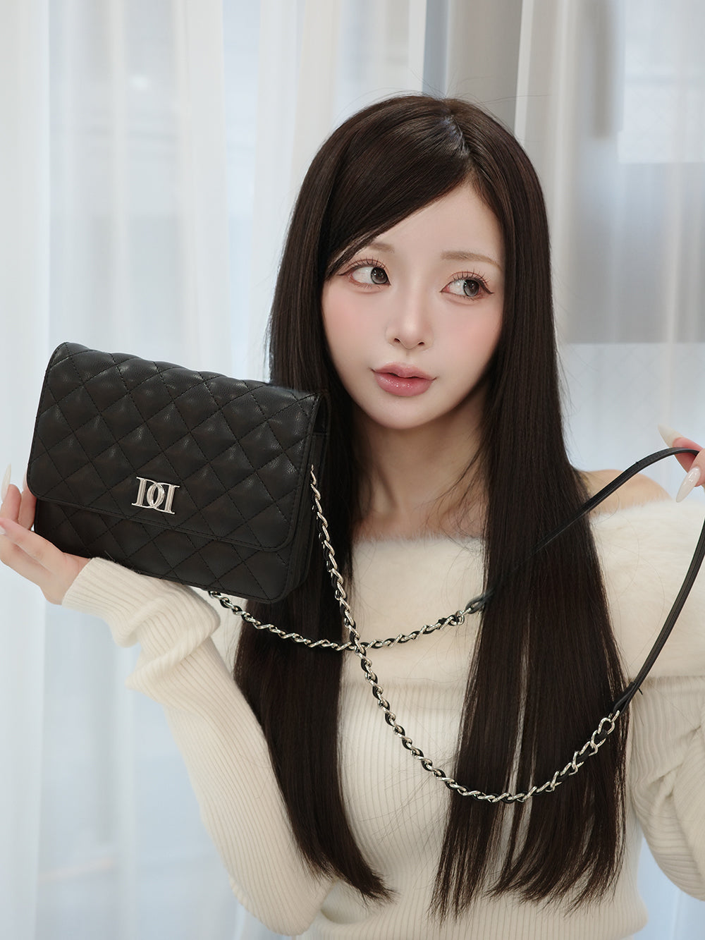 サイズ:FREE カラー:BLK