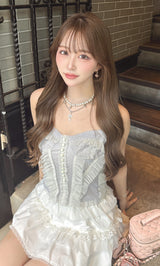 モデル:157cm(着用サイズ:FREE 着用カラー:L-GRY)