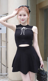 モデル:165cm(着用サイズ:FREE 着用カラー:BLK)