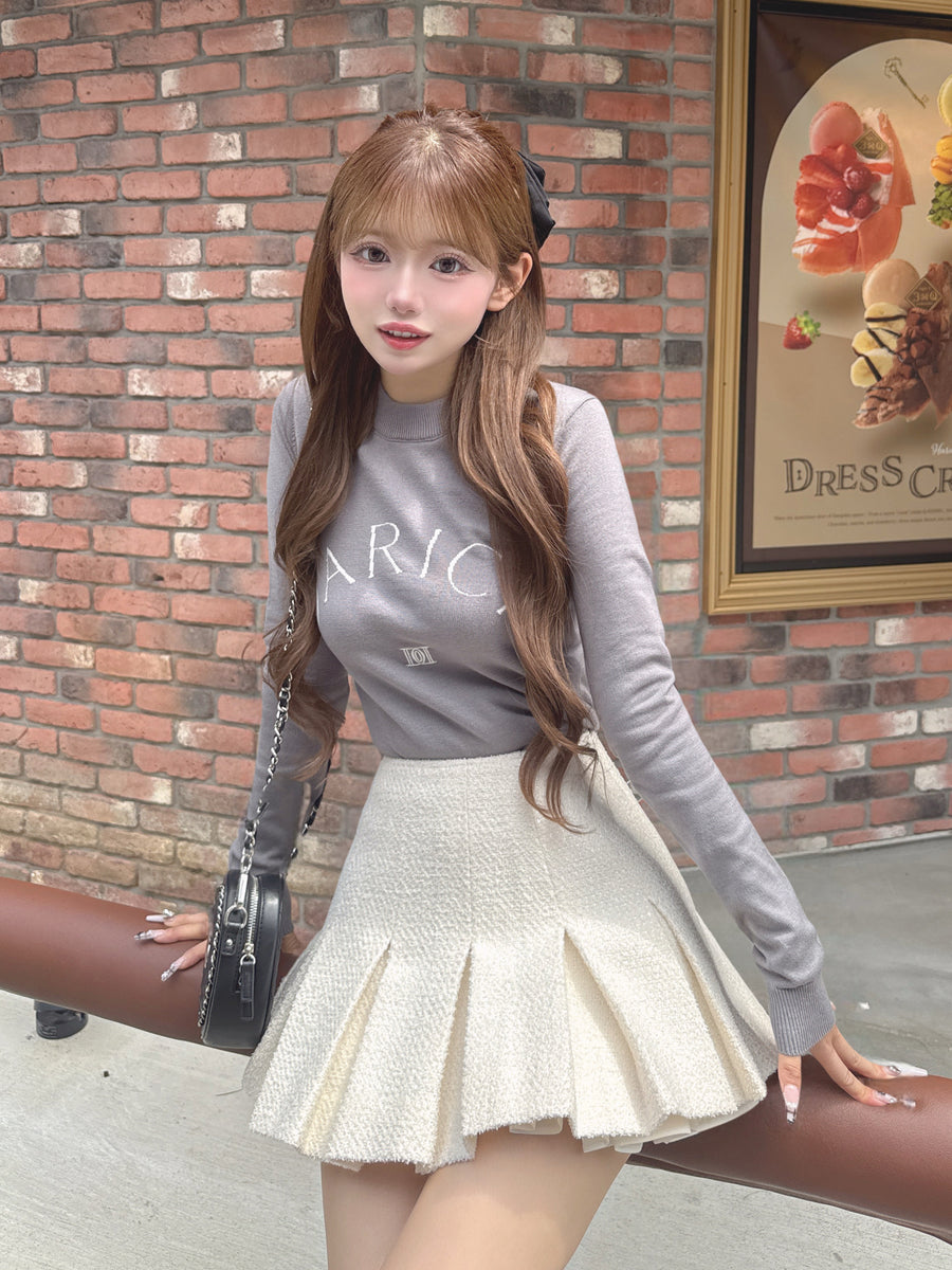 モデル:158cm(着用サイズ:FREE 着用カラー:GRY)