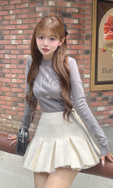モデル:158cm(着用サイズ:FREE 着用カラー:GRY)