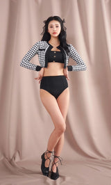 モデル:168cm(着用サイズ:FREE 着用カラー:BLK)