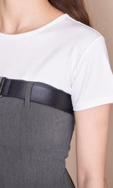 モデル:164cm(着用サイズ:FREE 着用カラー:GRY)