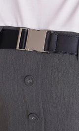 モデル:164cm(着用サイズ:FREE 着用カラー:GRY)