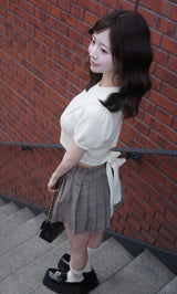 モデル:158cm(着用サイズ:FREE 着用カラー:IVO)