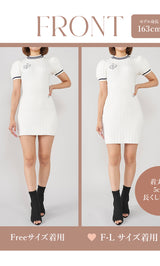 モデル:163cm(着用サイズ:FREE/F-L 着用カラー:WHT)
