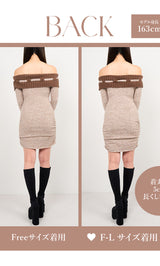 モデル:163cm(着用サイズ:FREE/F-L 着用カラー:BEG)