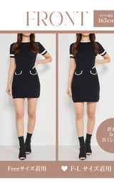 モデル:163cm(着用サイズ:FREE/F-L 着用カラー:BLK)