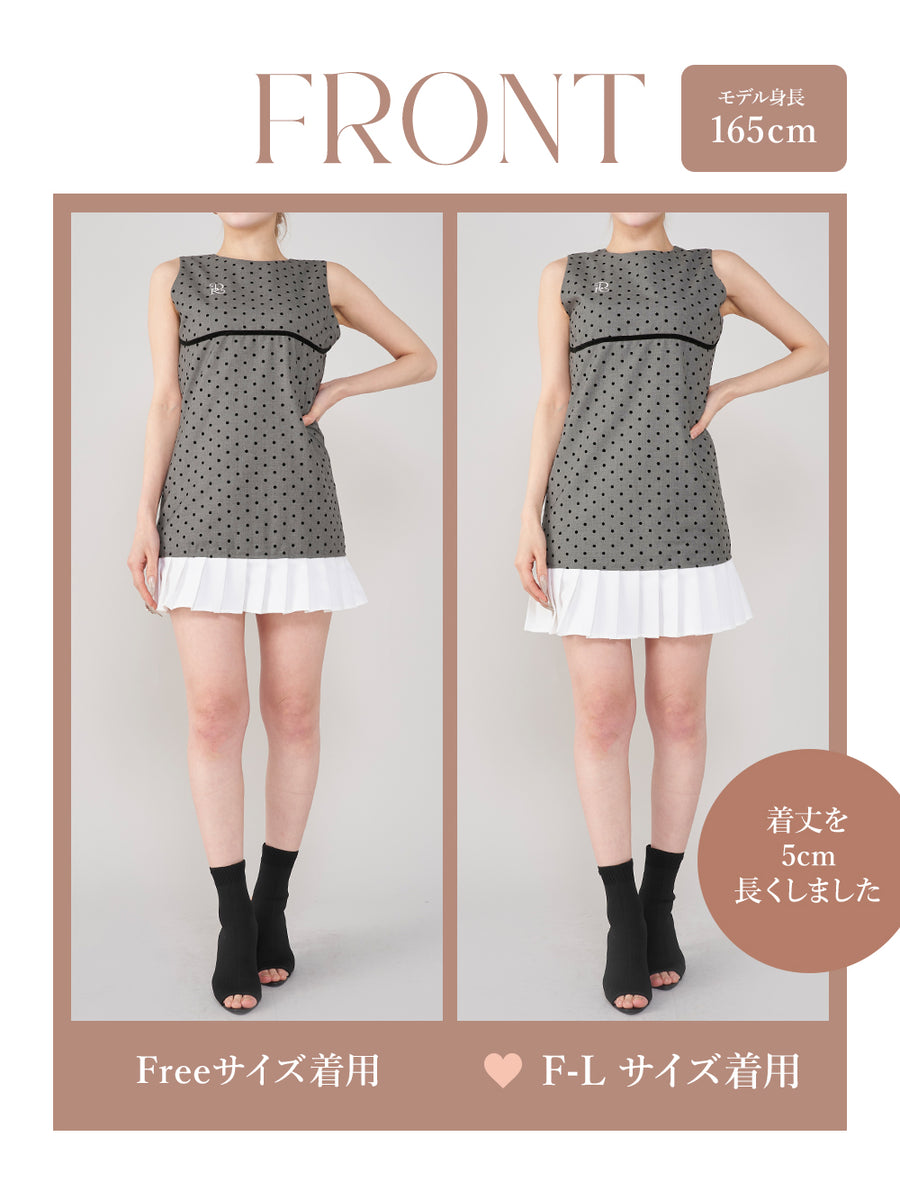 モデル:165cm(着用サイズ:FREE/F-L 着用カラー:GRY)