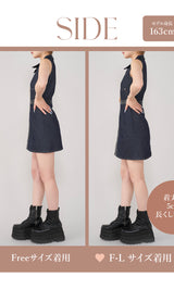 モデル:163cm(着用サイズ:FREE/F-L 着用カラー:IND)