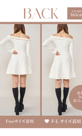 モデル:163cm(着用サイズ:FREE/F-L 着用カラー:WHT)