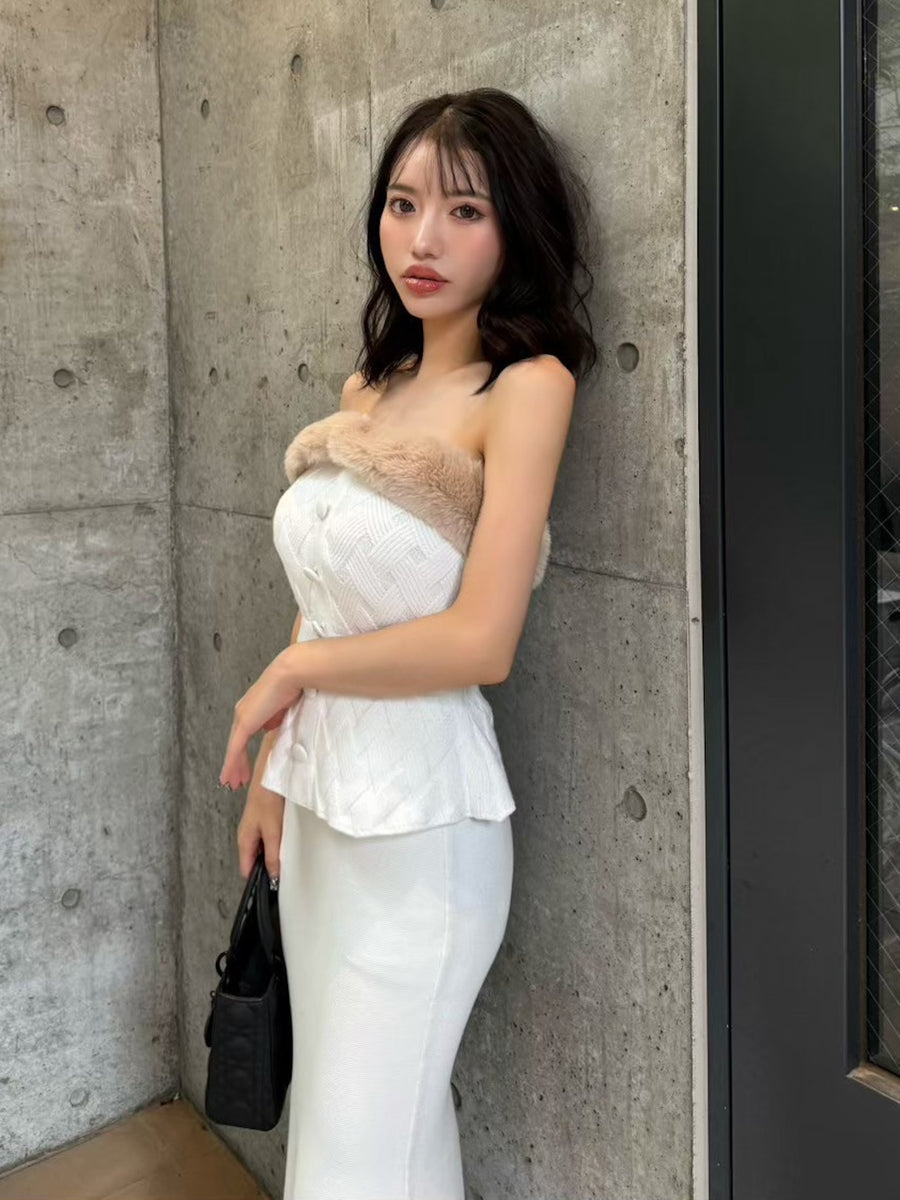 モデル:155cm(着用サイズ:FREE 着用カラー:IVO)