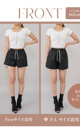 モデル:163cm(着用サイズ:FREE/F-L 着用カラー:BLK)