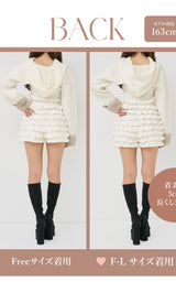 モデル:163cm(着用サイズ:FREE/F-L 着用カラー:WHT)
