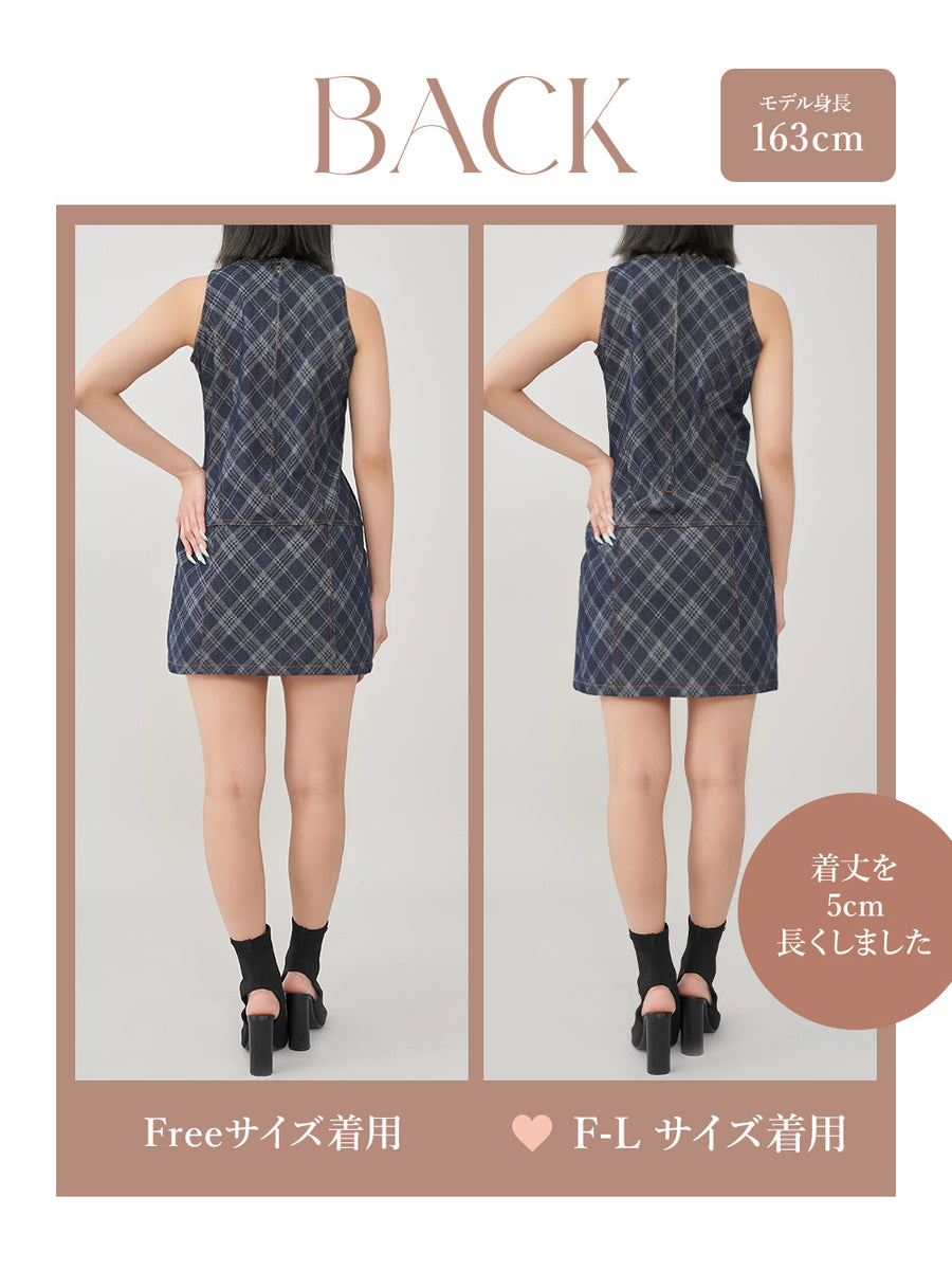 モデル:163cm(着用サイズ:FREE/F-L 着用カラー:IND)