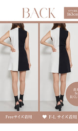 モデル:163cm(着用サイズ:FREE/F-L 着用カラー:BLK)
