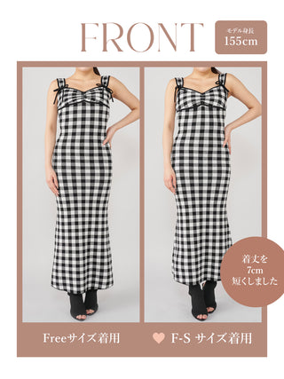 モデル:155cm(着用サイズ:FREE 着用カラー:BLK)