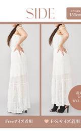 モデル:155cm(着用サイズ:FREE/F-S 着用カラー:WHT)