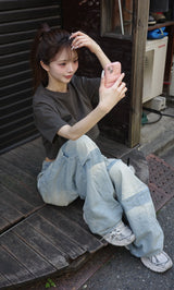 モデル:158cm(着用サイズ:FREE 着用カラー:C-GRY)