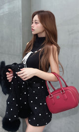 モデル:158cm(着用サイズ:S 着用カラー:BLK)