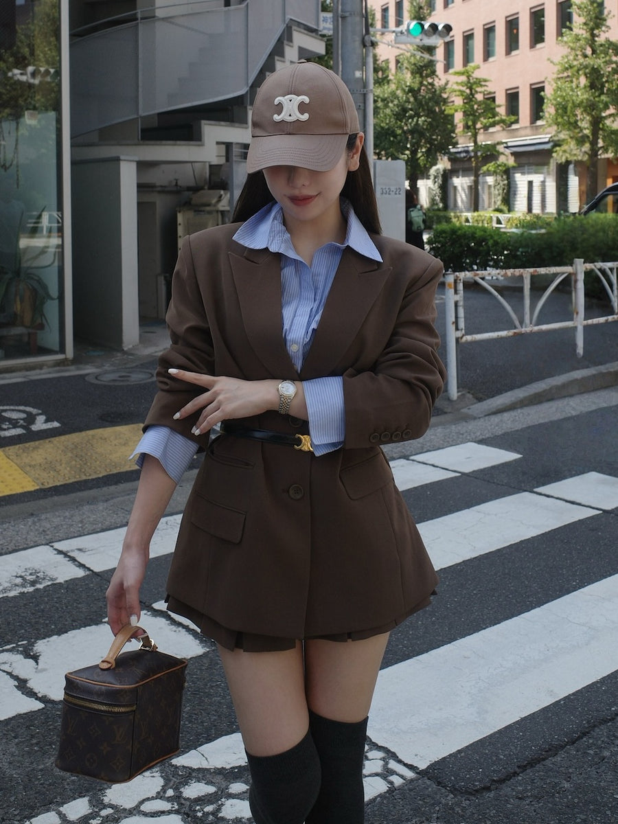 モデル:156cm(着用サイズ:FREE 着用カラー:BRN)