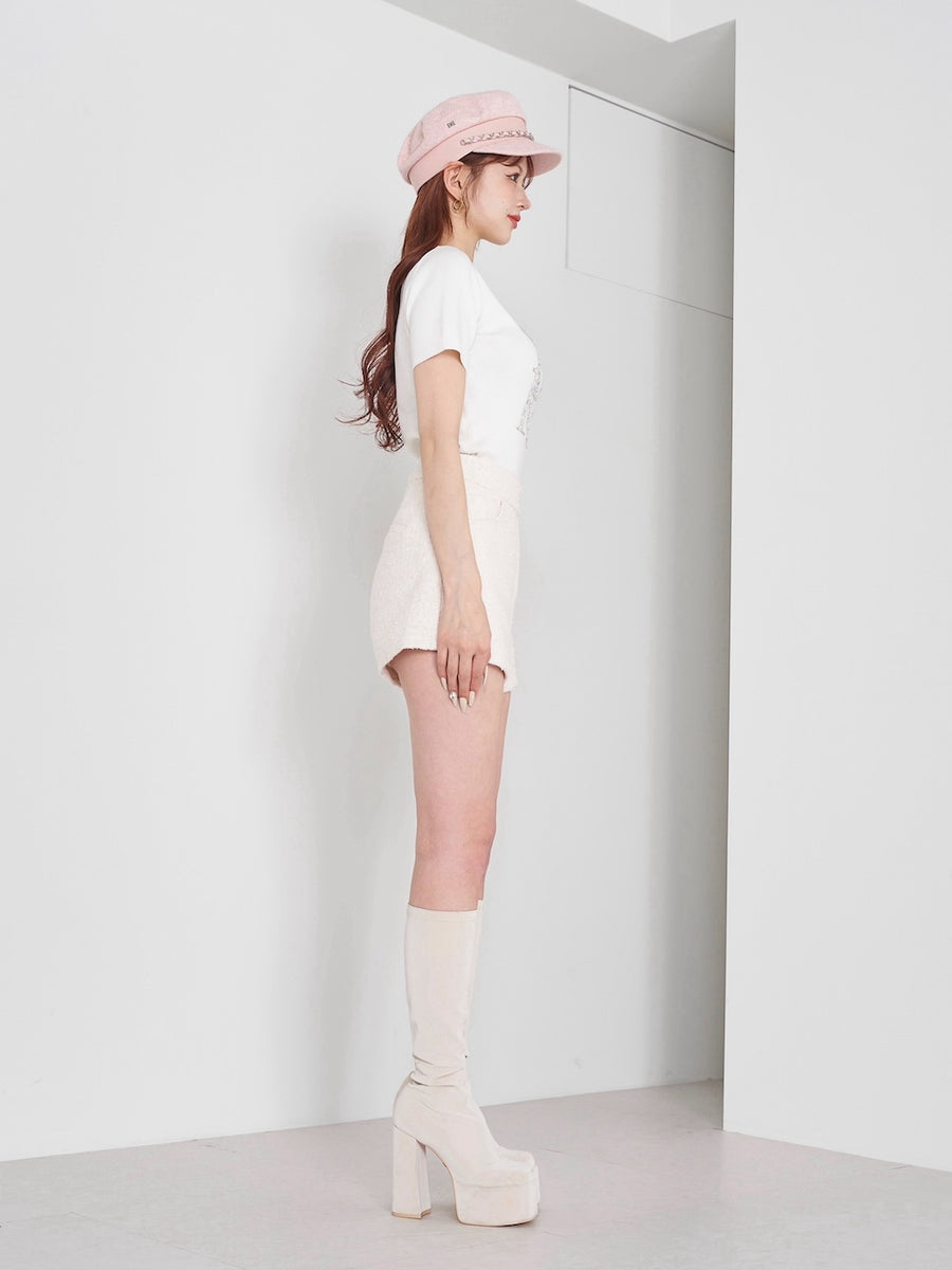 モデル:165cm(着用サイズ:M 着用カラー:IVO)
