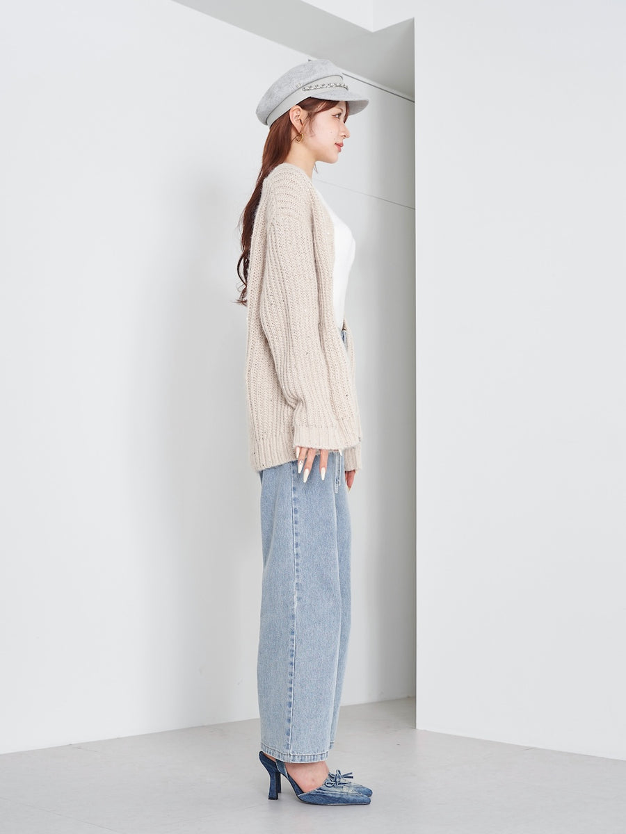 モデル:165cm(着用サイズ:FREE 着用カラー:BEG)