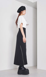 モデル:165cm(着用サイズ:FREE 着用カラー:WHT)