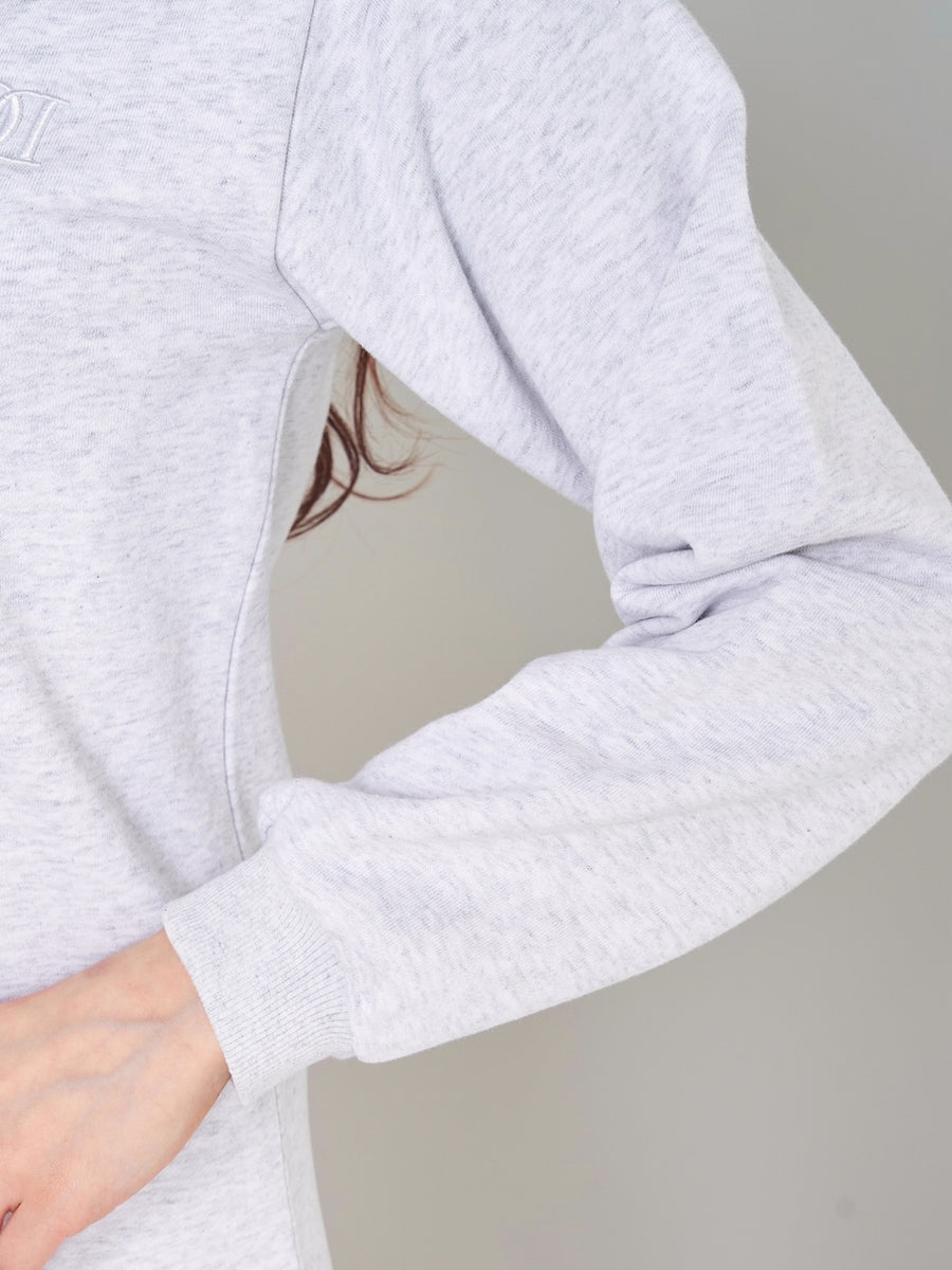 モデル:165cm(着用サイズ:FREE 着用カラー:GRY)