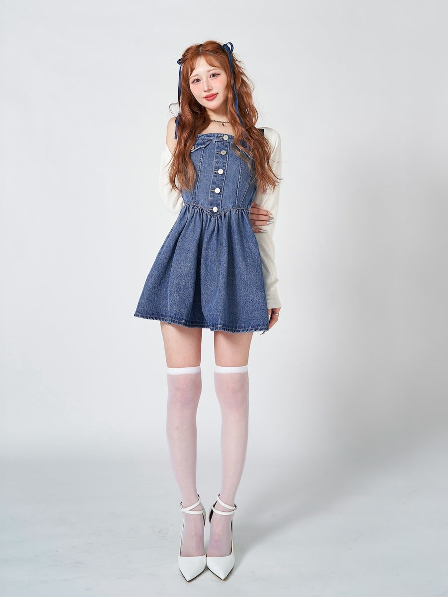 モデル:165cm(着用サイズ:FREE 着用カラー:BLU)