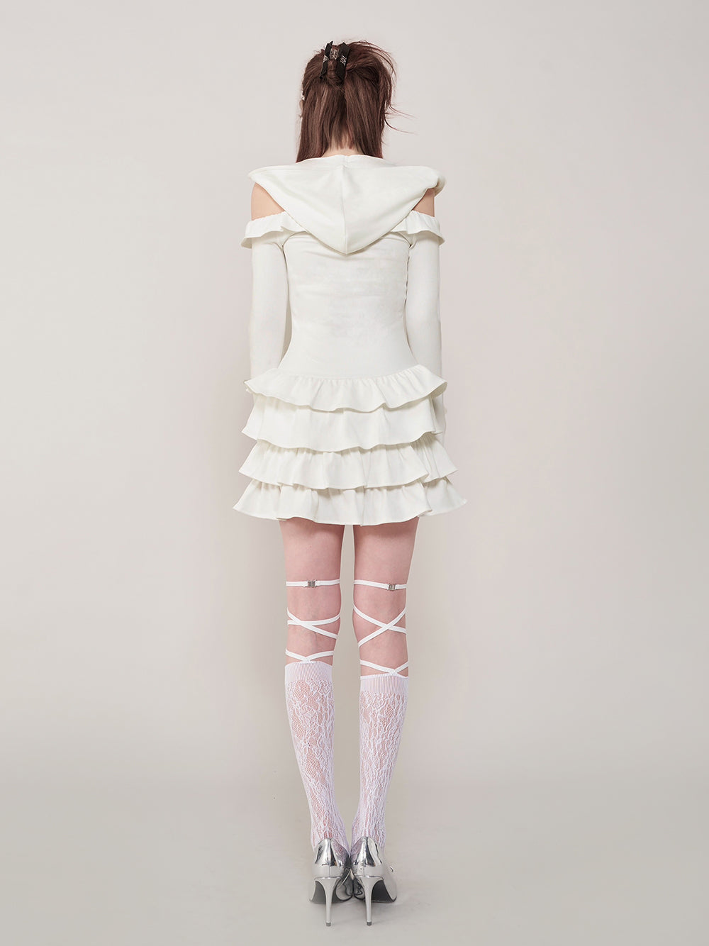 モデル:165cm(着用サイズ:FREE 着用カラー:WHT)