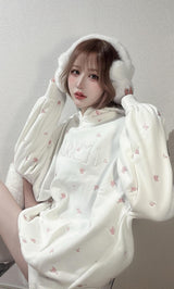 モデル:165cm(着用サイズ:FREE 着用カラー:WHT)