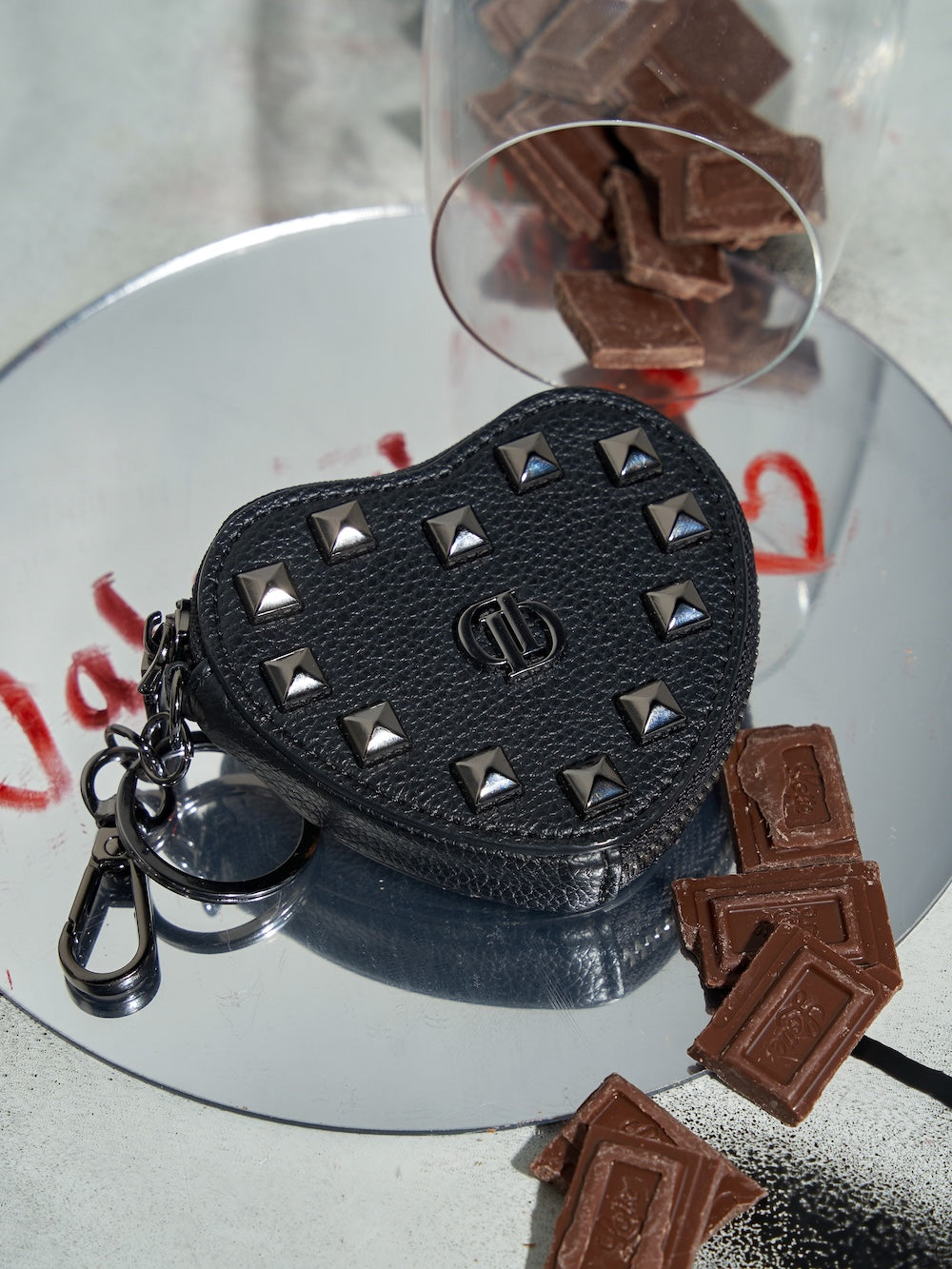 【novelty】DDモチーフハートコインケース